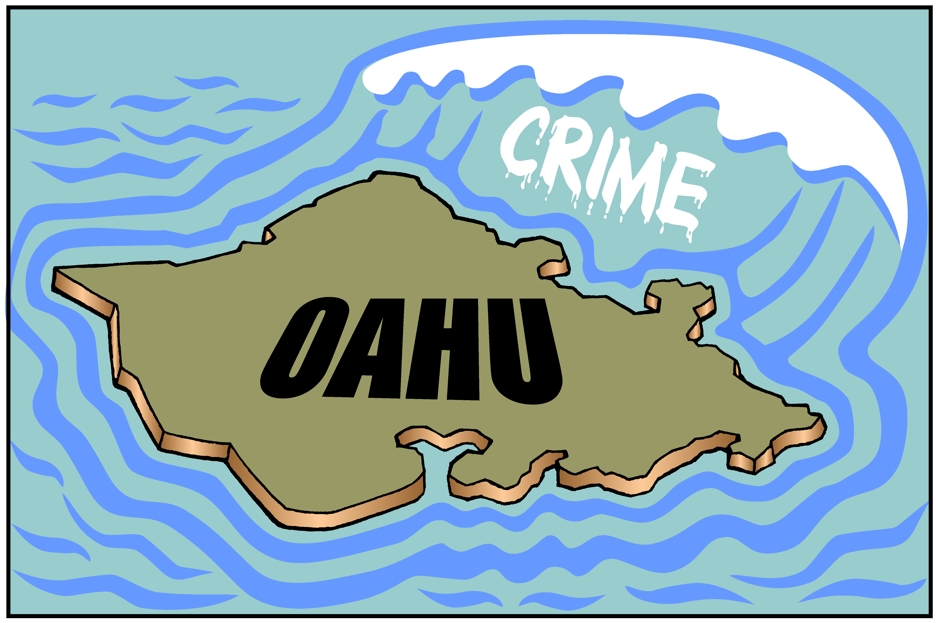 Oahu Crime Wave Cartoon, Oahu Experiencing Crime Wave, Theft, Assults ...