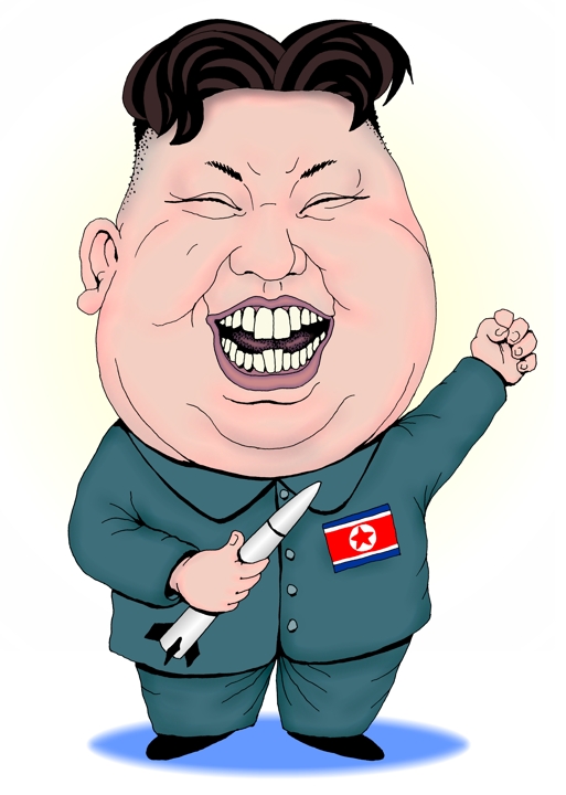  Kim  Jong  Un  caricature North Korean Leader Kim  Jong  Un  
